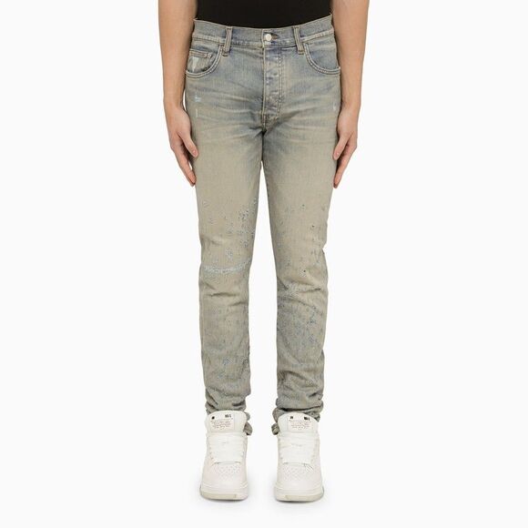 AMIRI | Jeans | Amiri Antique Indigo Distressed Skinny Jeans Men | Poshmark